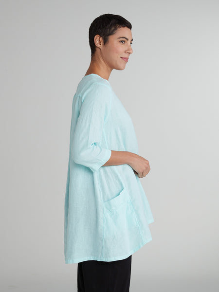 Side Pocket Tunic in Fountain