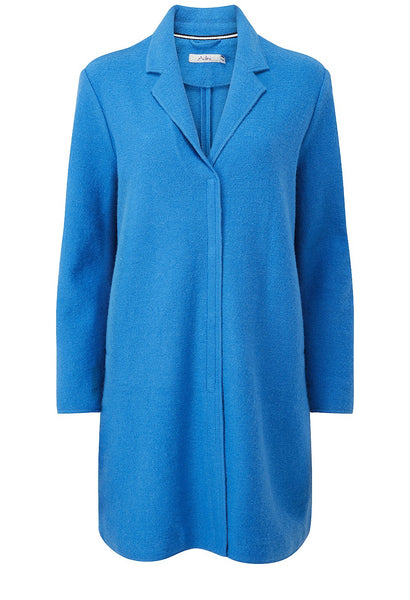 Brendana Wool Coat in Deep Blue