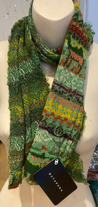 Japanese Pure Cotton Scarf in Green