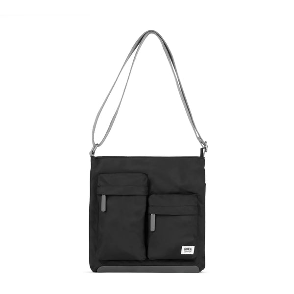 Kennington M Medium Recycled Nylon Bag Black