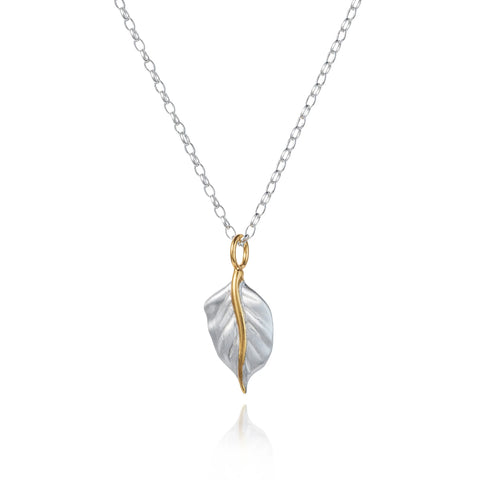 Silver Leaf Pendant